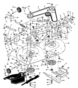 Part Location Diagram of 092417E700 Murray DISCONTINUED